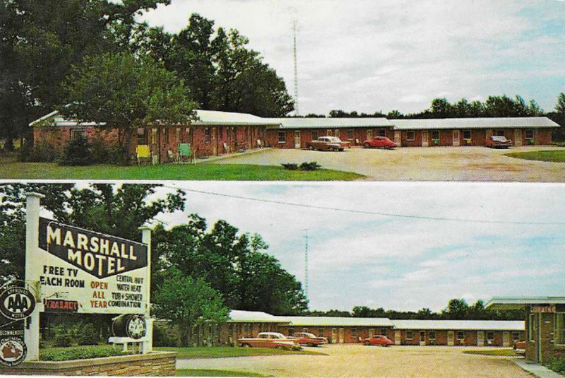 Hospitality House Motel (Marshall Motel) - Old Photos And Post Cards (newer photo)
